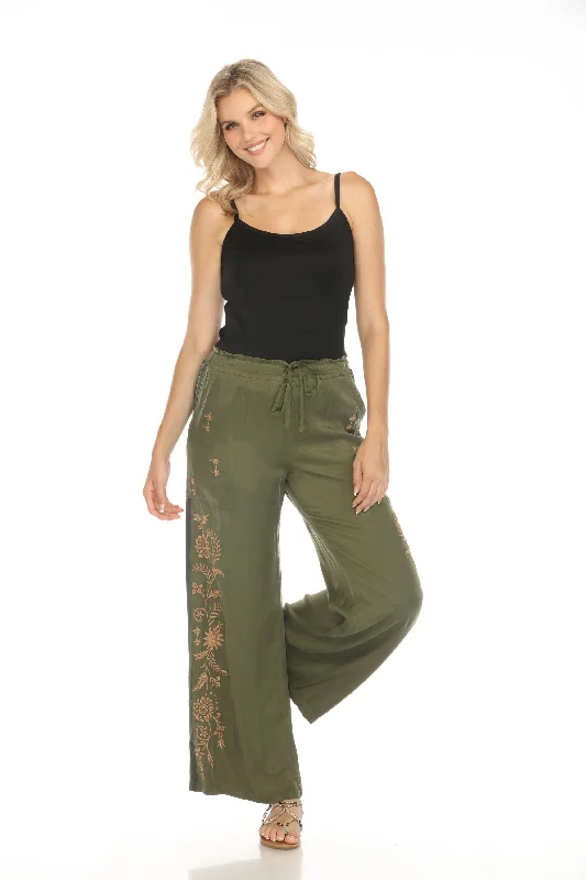 Johnny Was Workshop Chloe Ribbon Pants W60323 Boho Chic *