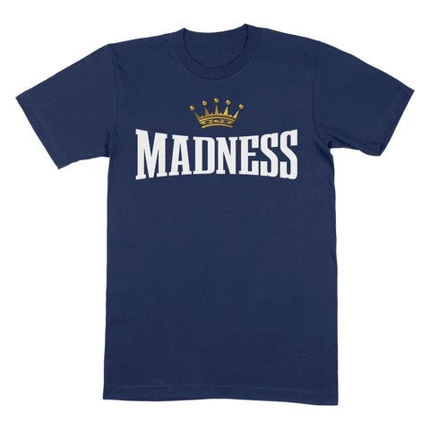 3D Gold Crown Navy T-Shirt