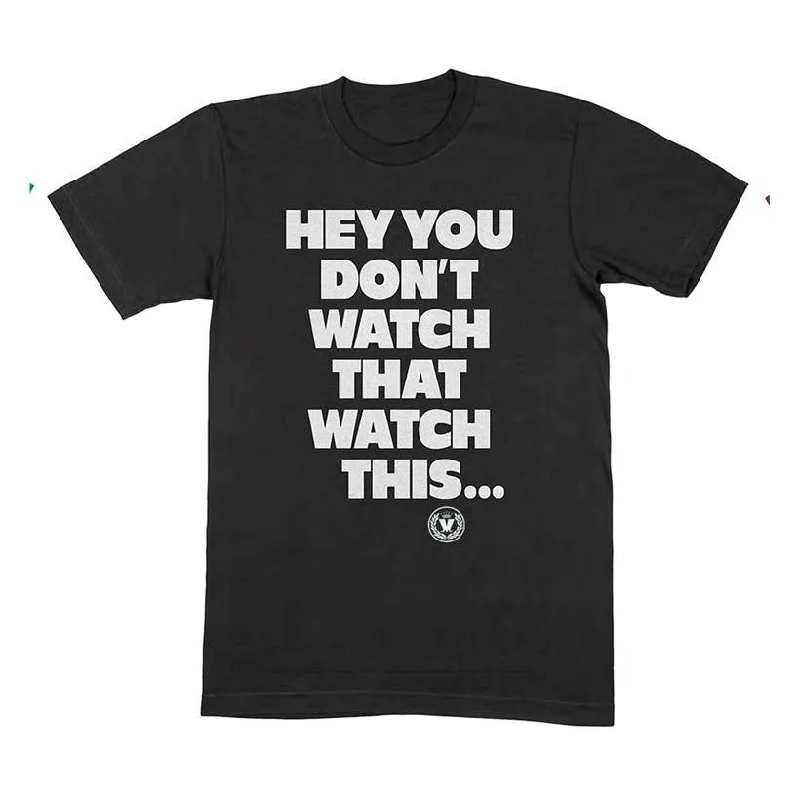 HEY YOU BLACK T SHIRT