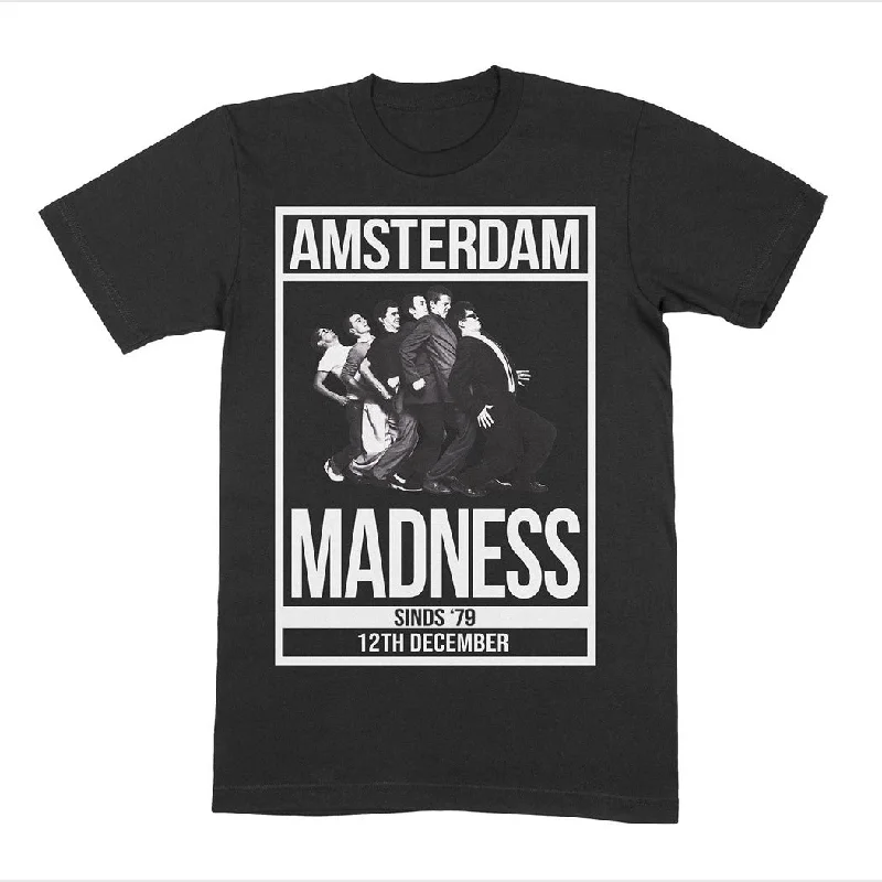 Madness Amsterdam Black T-Shirt