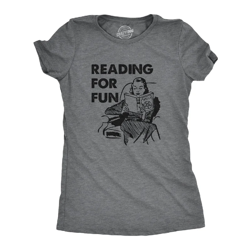 Reading For Fun Women's T Shirt