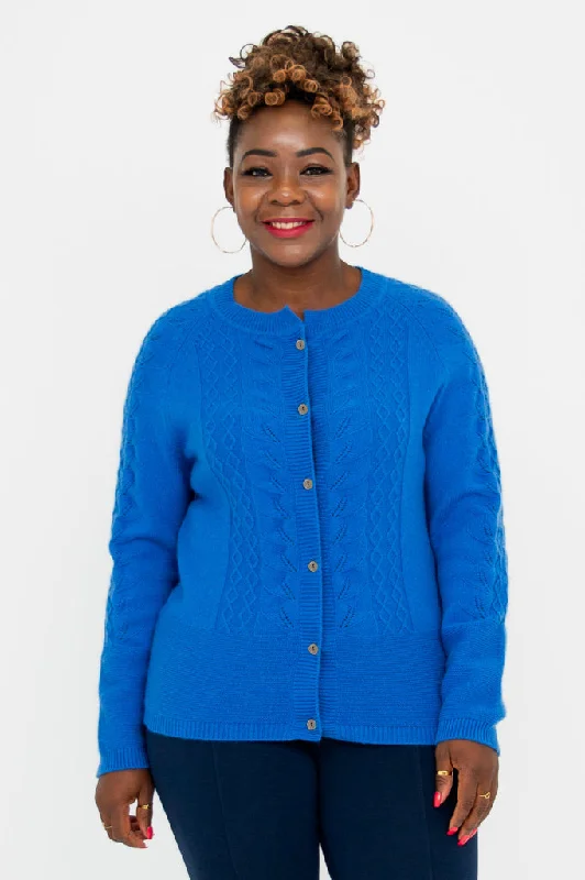 Persimmon Sweater, Blue,  Cashmere