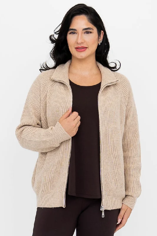 Shalamar Sweater, Camel, Wool Cashmere