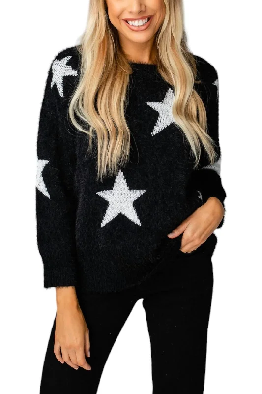 Spears Sweater In Black Star