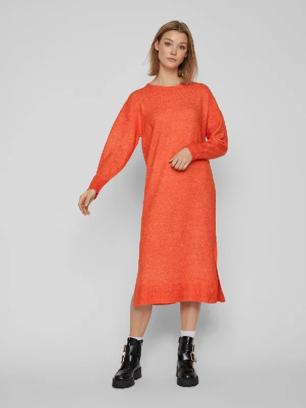 Kneela Knit Midi Dress (Tigerlily/Melange)