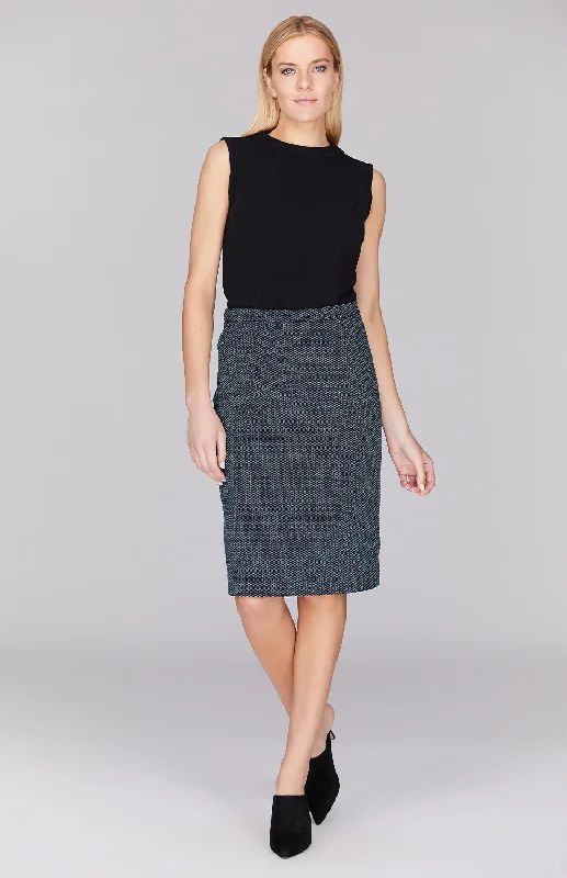 Sparkle Honeycomb Narrow Skirt