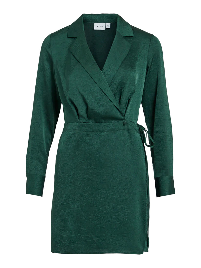 Regitse Wrap Dress (Pineneedle)