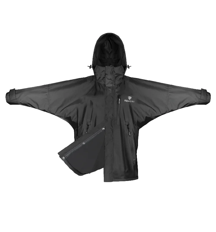 Shortie Mac Women's | Mesh Lining | Stowaway Hood | Black