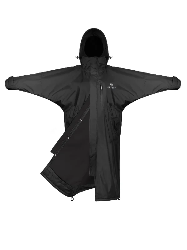 Evolution Women's | Thin Fleece | Stowaway Hood | Black/Black