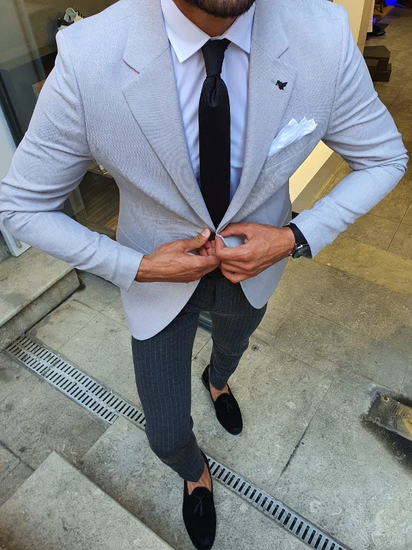 Bellingham Gray Slim Fit Blazer